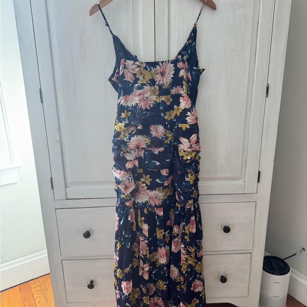 Floral Sleeveless Maxi Dress